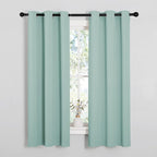 NICETOWN Kitchen Curtain Panels Blackout Draperies, Thermal Insulated Solid by NICETOWN