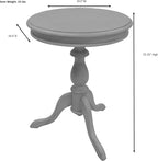 Carolina Classics Gilda Side Table in Antique Ivory - Image 3