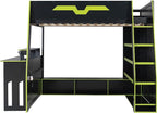 Full Size Wood Esports Loft Bed - Image 4