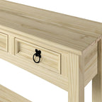 Furniture Dash Solid Wood Hall Table Console 47.9" W, 12.6" D, 28.8" H - Image 7