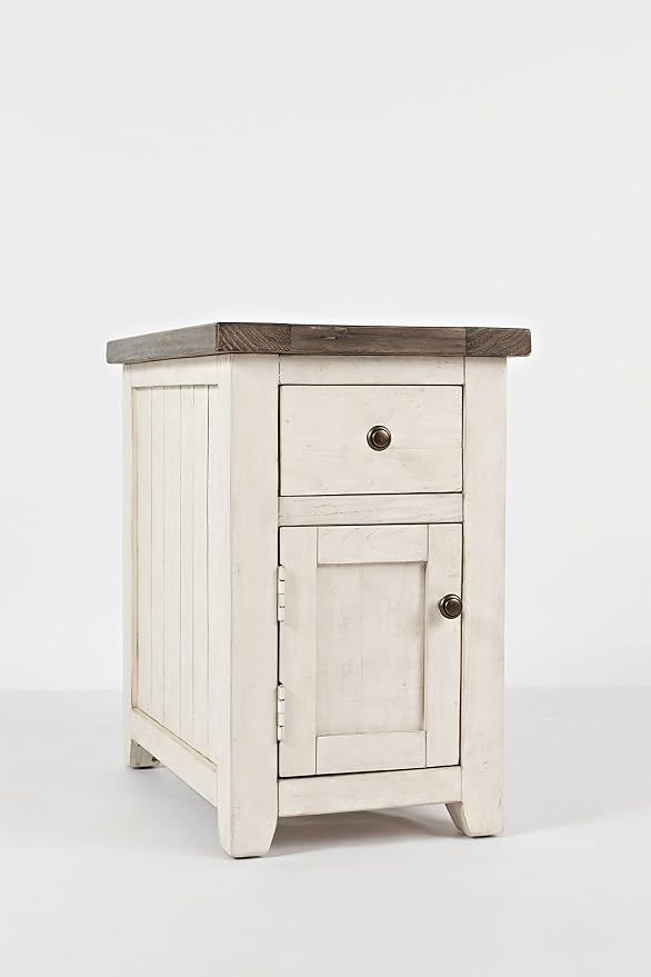 Jofran Madison County Pine Farmhouse Chairside Table - Image 9