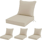 22x22 Inch Patio Chair Cushions Set of 4, Outdoor Furniture Cushions by Unknown