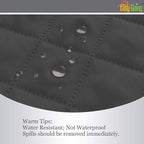 Easy-Going Reversible Couch Cover, Large Futon Sofa, Darkgray/Beige | Machine - Image 3