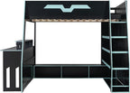 Full Size Wood Esports Loft Bed - Image 4