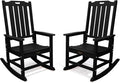 THOEOE Oversized Rocking Chair Set of 2, Outdoor Rocking Chair by THOEOE
