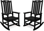 THOEOE Oversized Rocking Chair Set of 2, Outdoor Rocking Chair by THOEOE