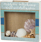 Primitives by Kathy Home Décor Shell Holder, 10" Square x 2.25", Multicolor by PrimitivesbyKathy