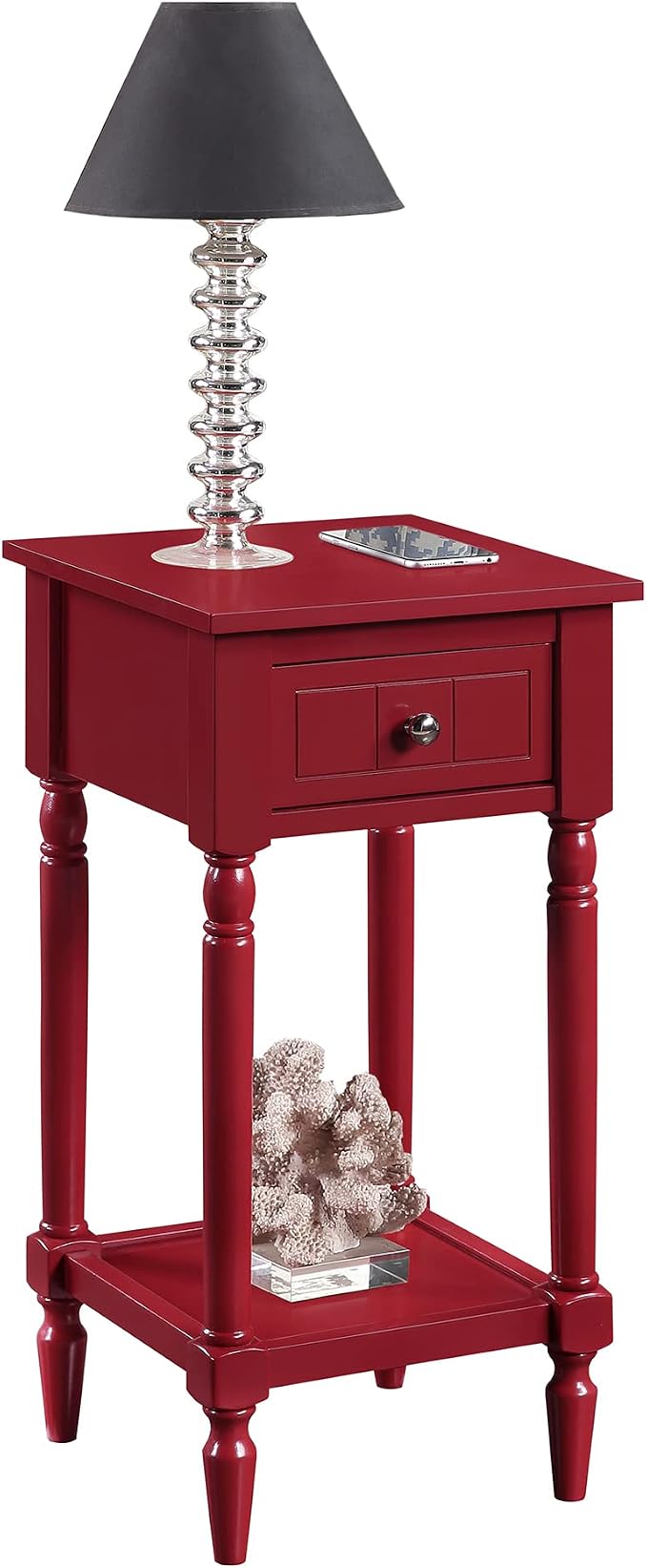 Convenience Concepts French Country Khloe 1 Drawer Accent End Table 14" - Image 4