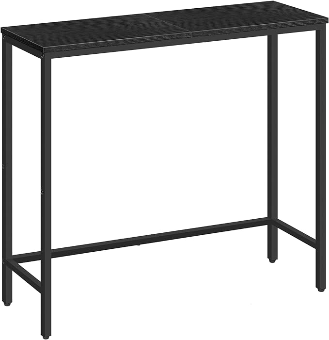 HOOBRO Narrow Console Table, 29.5" Small Entryway Table, Thin Sofa Table by HOOBRO