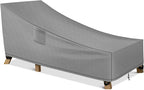 WLEAFJ Patio Chaise Lounge Cover Waterproof, Heavy Duty Outdoor Lounge Chair by WLEAFJ