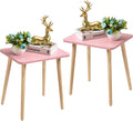 FORAOFUR Side Table Set of 2, Modern Side Table Accent Tables by FORAOFUR