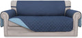 Easy-Going Reversible Couch Cover, 2 Cushion Sofa, Dark Blue/Light Blue | by Easy-Going
