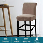 Turquoize Bar Stool Covers 2 Pack Bar Stool Covers - Image 2