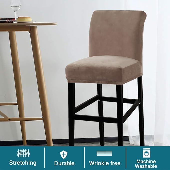 Turquoize Bar Stool Covers 2 Pack Bar Stool Covers - Image 2