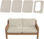 Waterproof Outdoor Cushion Covers, Stretch Patio Slipcovers | UV Resistant by hyha