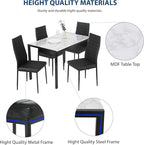 FDW Dining Table Set Dining Room Table Set - Image 5