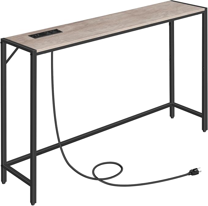 MAHANCRIS Console Table, Narrow Sofa Table, 43.3” Entrance Table by MAHANCRIS
