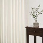 Topfinel 105 Inch Curtains 2 Panels Set, Two Packs Pinch Pleat Back Tab Linen - Image 5