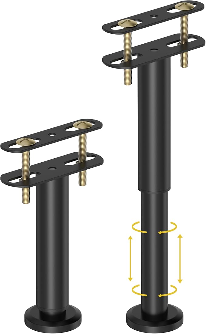 Wlrrcwdttc 2 Pcs Adjustable Height Bed Support Legs 7.08-12.6 inch, Bed Frame by Wlrrcwdttc