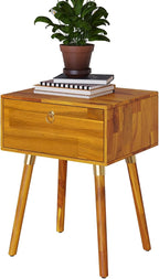 Bme Alden Solid Wood Nightstand/Side Table/End Table, Fully Assembled, - Image 9