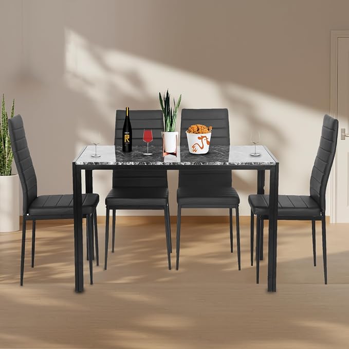 FDW Dining Table Set Dining Room Table Set - Image 2