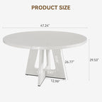 GAOMON 47 Inch Round Dining Table - Image 2