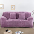 vctops 1-Piece Velvet Plush Stretch Sofa Slipcover by vctops