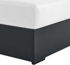 Modway Tahoe Powder-Coated Aluminum Outdoor Chaise Lounge in Gray White - Image 7