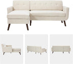 Kingfun L Shaped Couch, Sectional Couches, 3 Seater Sofas - Image 9