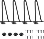 SMARTSTANDARD 8 Inch Heavy Duty Hairpin Furniture Legs, Metal Home DIY Projects by SMARTSTANDARD