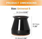 24 Pcs Chair Leg Floor Protectors - Image 7