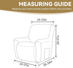 Cupuamon Recliner Chair Covers, Lazy Boy Recliner Covers Stretch Reclining - Image 2