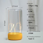 AUGE LIGHT Mini Minimalist Table Lamp Cordless Lamp Rechargeable Table Lamp - Image 6