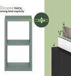 Furinno Cubicle Book Shelf, 2-Cube Bookshelf, Extra Thick Frame Horizontally & - Image 6