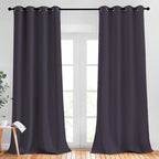 NICETOWN Greyish Purple Blackout Draperies Curtains by NICETOWN