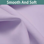 Yakamok Lilac 100% Blackout Curtains 90 Inches Long - Image 7