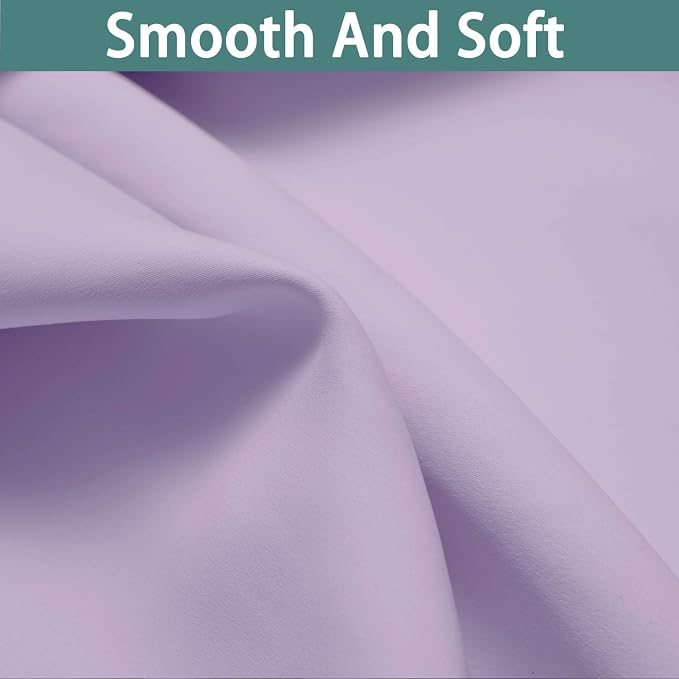 Yakamok Lilac 100% Blackout Curtains 84 Inches Long - Image 7