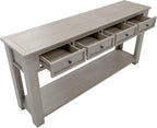 LKTART Solid Wood Console Table, Long Sofa Table Entryway Table - Image 7