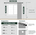 H.VERSAILTEX Ultra Sleep Blackout Room Darkening Curtains - Image 7
