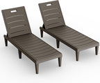 Devoko Outdoor Chaise Lounge Chair Set of 2 by DEVOKO