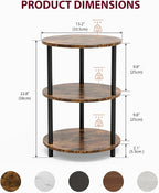 XBurmo Small Round Coffee Table - Image 2