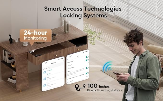 Smart Cabinet Lock Hidden Invisible RFID Kid Keyless Drawer Locks - Image 4