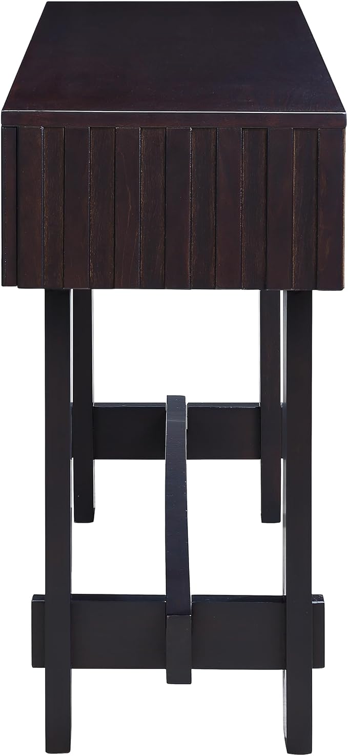 52" Solid Wood Console Table for Entryway, Modern Sofa Table Behind Couch - Image 9