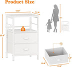 Furologee Nightstands Set of 2, End Table - Image 3