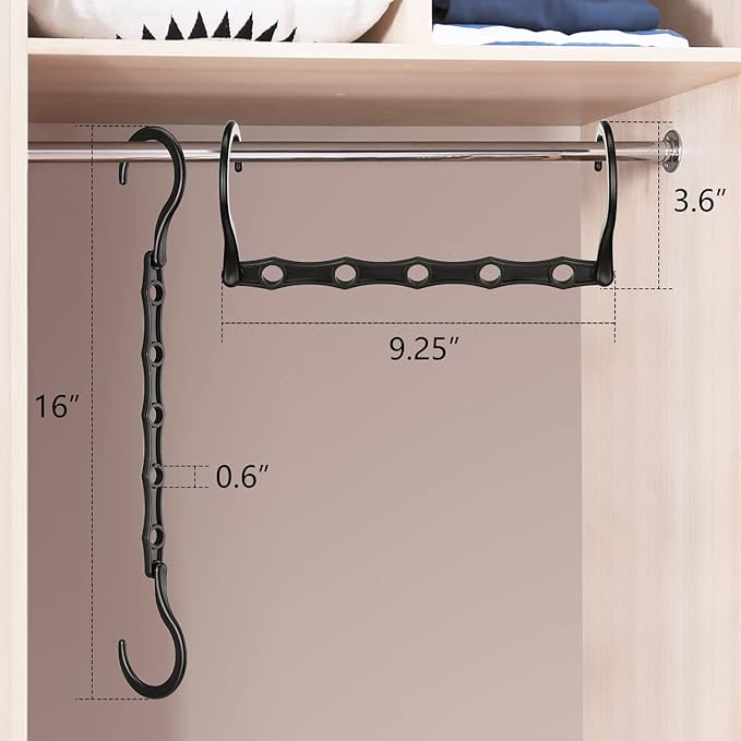 AMKUFO Closet Organizers and Storage 20 Pack Hanger Organizer Magic Hangers - Image 4