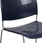 Flash Furniture HERCULES Series 880 lb. Capacity Navy Ultra-Compact Stack Chair - Image 9