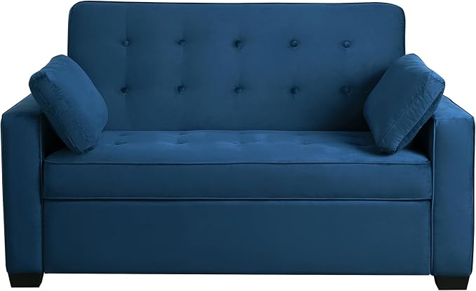 Serta Ainsley 66.5" Convertible Sleeper Loveseat, Full Size, Dreamcoil Comfort - Image 8