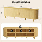 80" Mid Century Modern TV Stand - Image 2