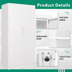 Letaya Metal Locker, Steel Wardrobe Storage Cabinets - Image 6
