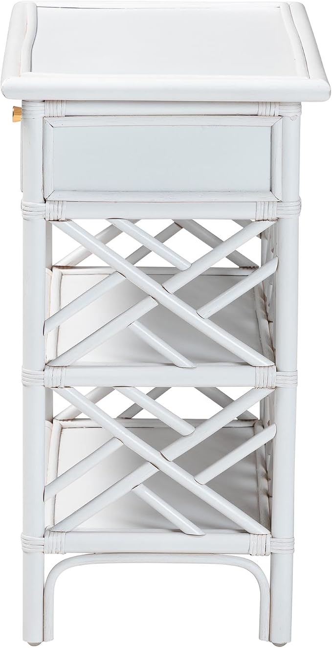 bali & pari Tiaret Natural Rattan Nightstand - Image 6